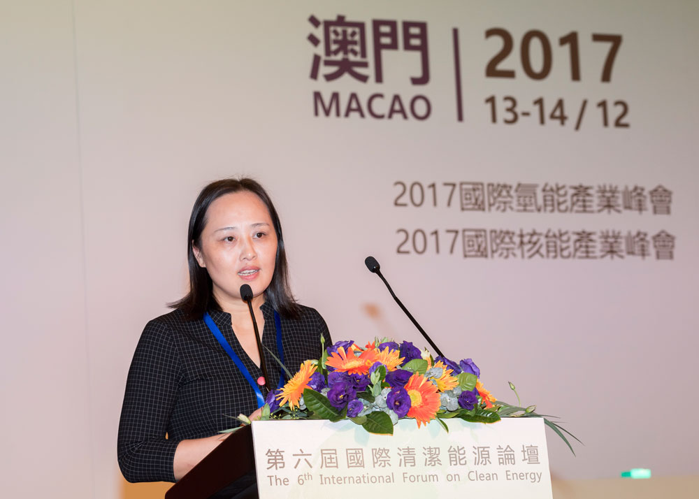 阳帆亮相第六届国际清洁能源论坛